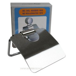 WC rol houder rvs