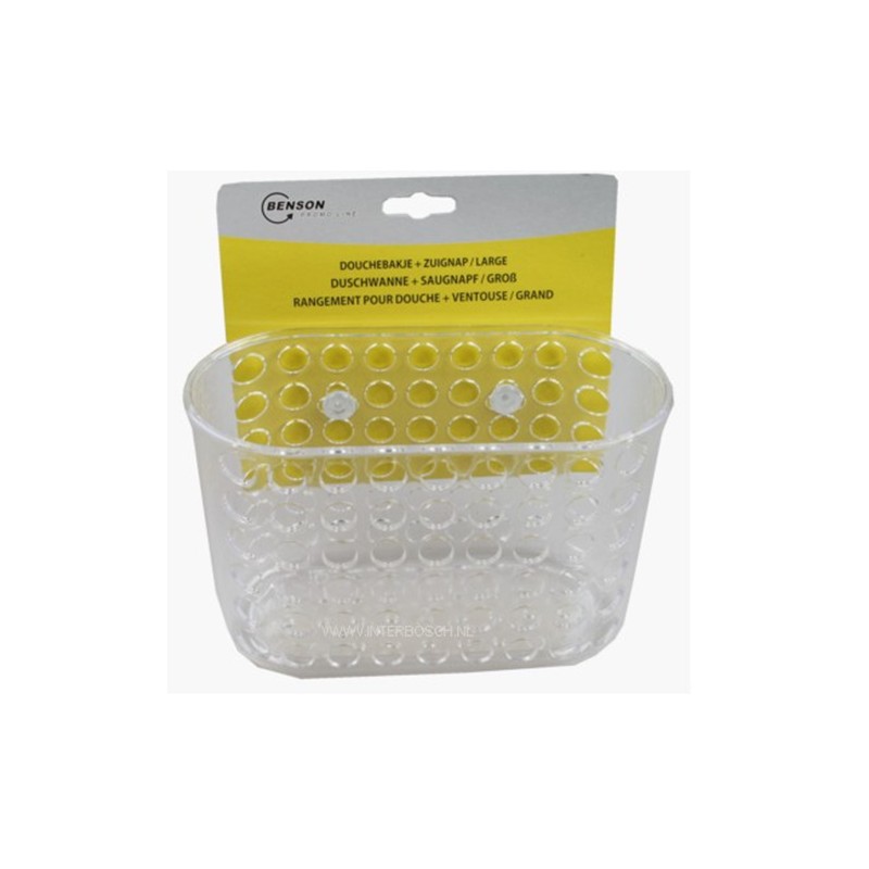 rangement pour douche + ventouse/grand