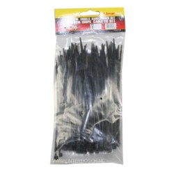 tie ribs 3.6 x 150mm / 100 delig zwart
