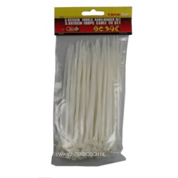 Tie Ribs 3.6x150mm/ 100 DLG wit