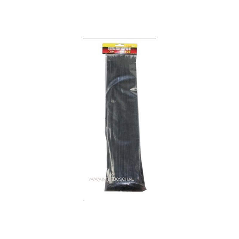 tie ribs 4,8 x 430mm / 100 delig zwart