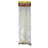 serre cables 7.8 x 370 mm / 50 pcs blanc