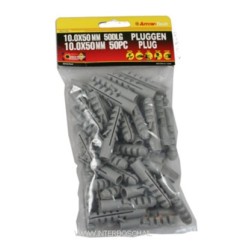 Pluggen 10mm Nylon / 50 dlg