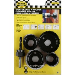 scie 4 cloches + support 5 pcs