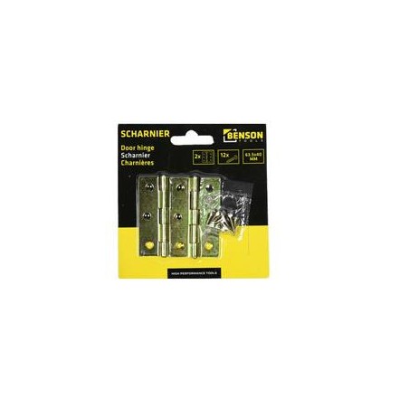scharnieren 2 dlg 2.5" x 1.4" 64mm x 35 mm