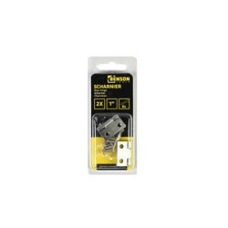 Scharnier 1" 2 dlg RVS
