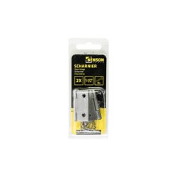 Charnières 2 pcs 1,50" acier inoxydable