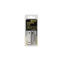 Charnières 2 pcs 2" acier inoxydable