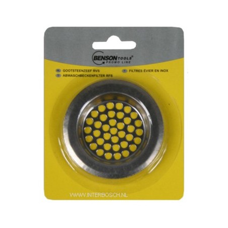 grille d'évier inox sur carte