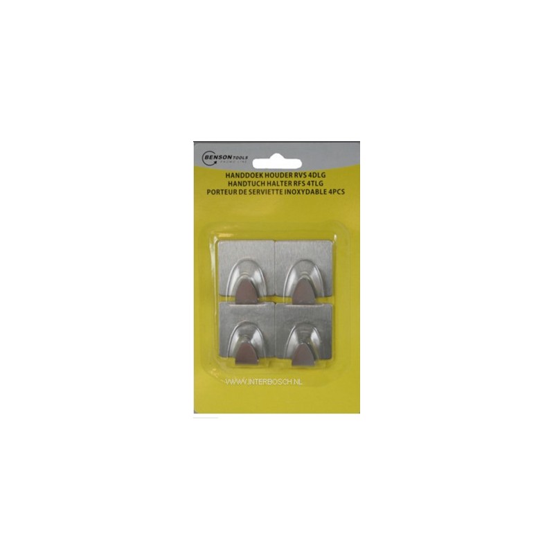 handdoek houder RVS 4 delig handdoek houder RVS 4 delig