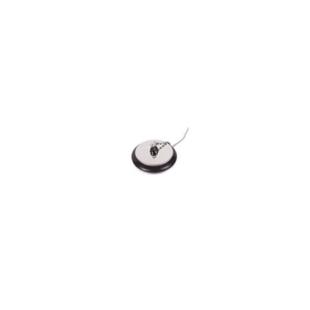 GOOTSTEENDOP 40 MM + RVS KETTING 30 CM