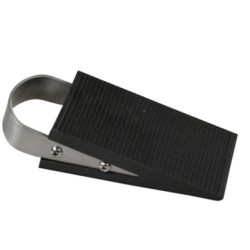 deurstopper rubber / RVS