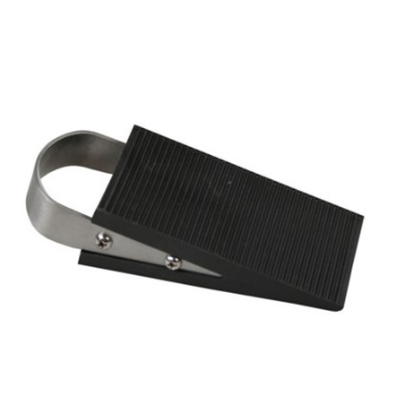 deurstopper rubber / RVS