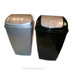prullenbak 25 ltr mix kleur