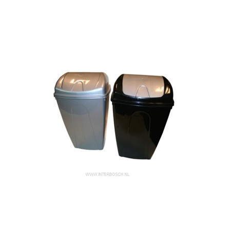 prullenbak 25 ltr mix kleur
