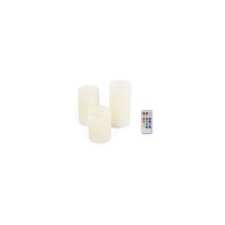 KAARSEN LED 3DLG + AFSTANDSBEDIENING /
