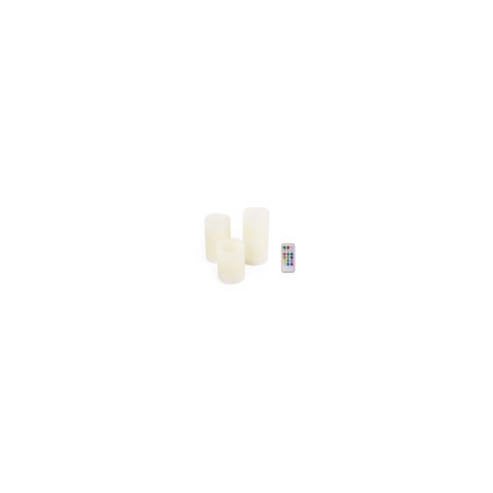 KAARSEN LED 3DLG + AFSTANDSBEDIENING /