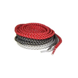 Schoenveters reflecterend rond grijs 5 mm x 150 cm