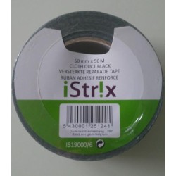 VERSTERKTE REPARATIETAPE 50mmx50m ZWART