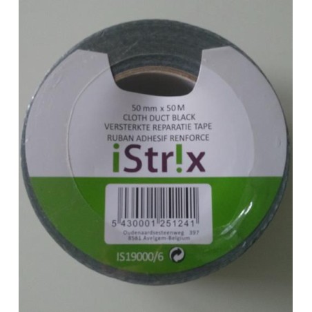 VERSTERKTE REPARATIETAPE 50mmx50m ZWART