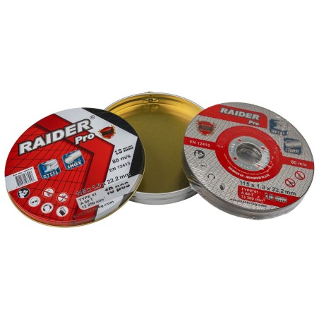 doorslijpschijf inox dia 115x1mm - 10 pcs