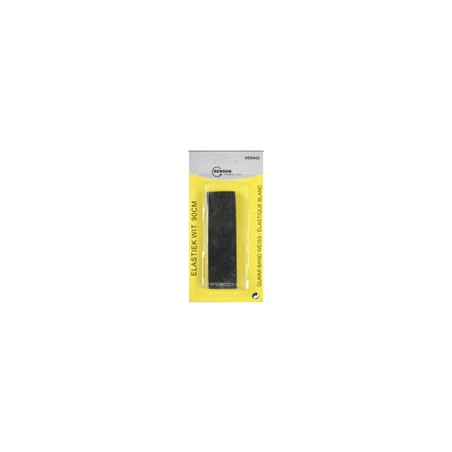 elastiek breed 90 cm mix zwart/wit