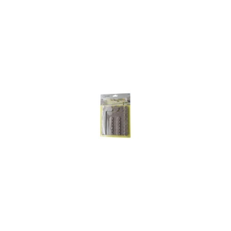 patin feutre anti-rayures 80 pcs gris