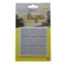 patins anti-rayure pe 18 dlg 25 x 25 mm