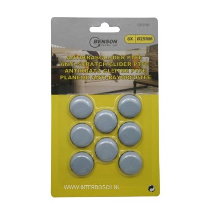 antikrasglijder 8 dlg dia 25 mm