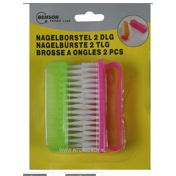nagelborstel 2 dlg