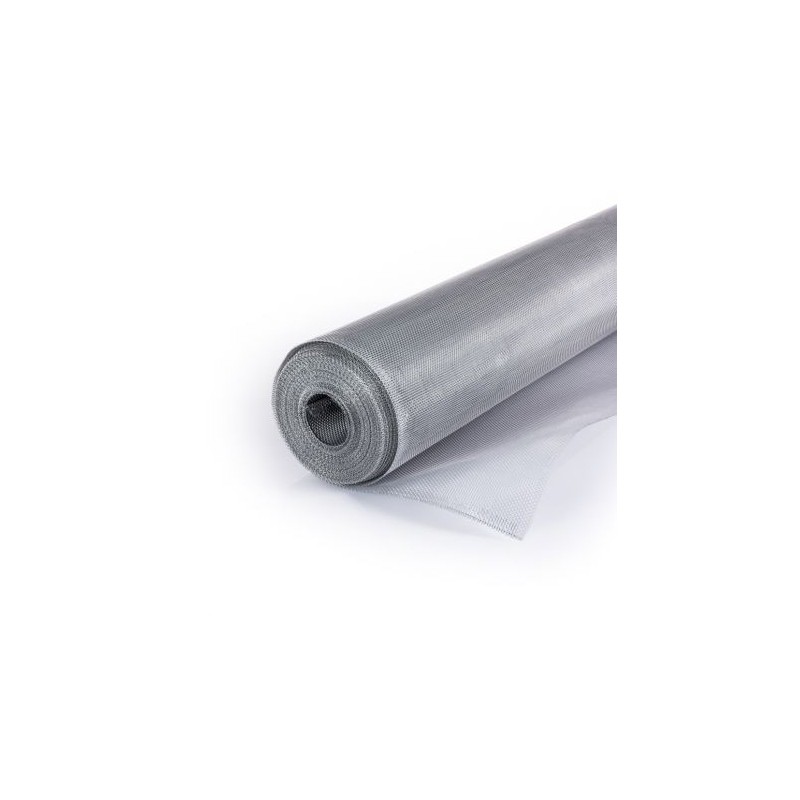 Muggegaas aluminium 120cm x 30 mt Muggegaas aluminium 120cm x 30 mt