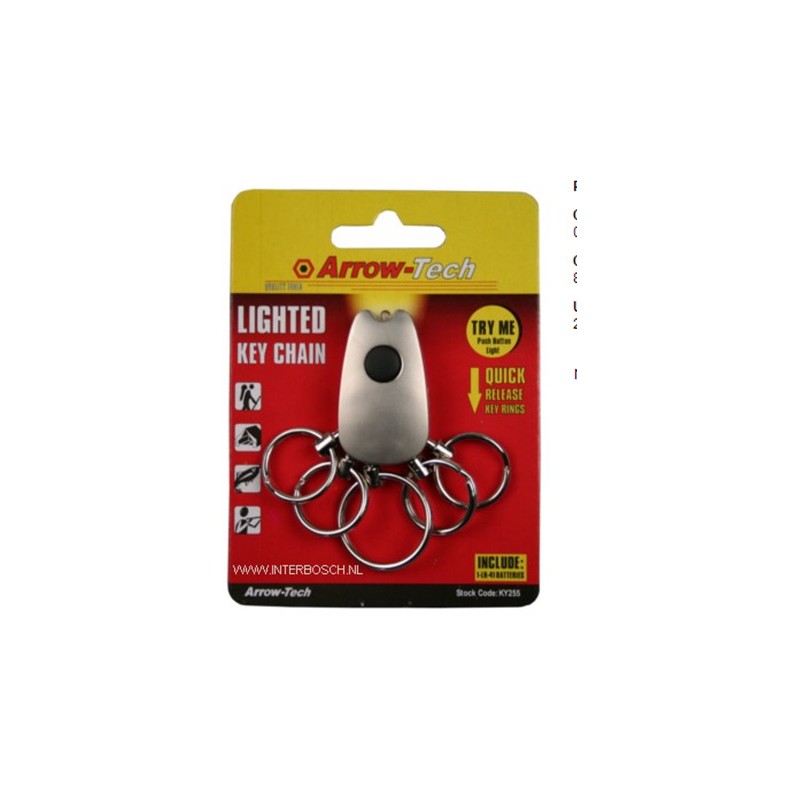 sleutelhanger 5 dlg met led sleutelhanger 5 dlg met led