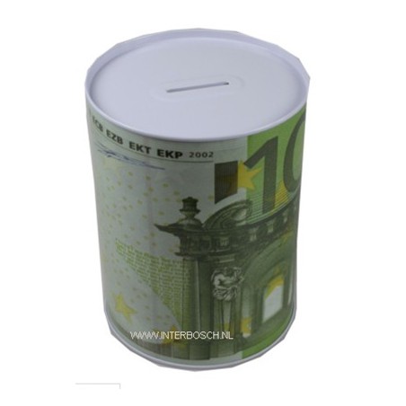 spaarpot euro 12 x 16 cm