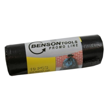 vuilniszak 120L grijs 10 dlg