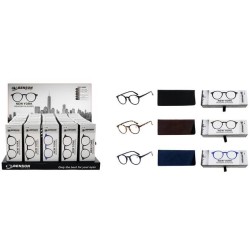 Lunettes de lecture new york + étui mix display