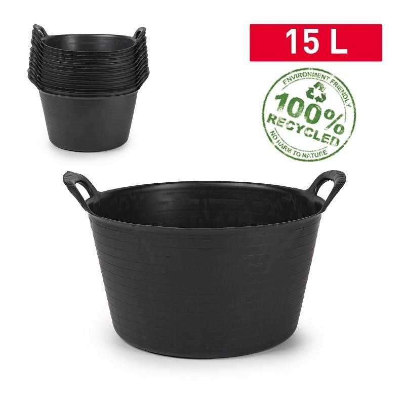 Tuin - Flexitub 15L - zwart Tuin - Flexitub 15L - zwart