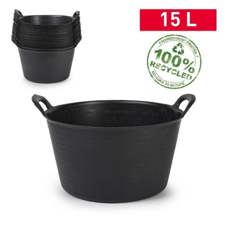 Tuin - Flexitub 15L - zwart