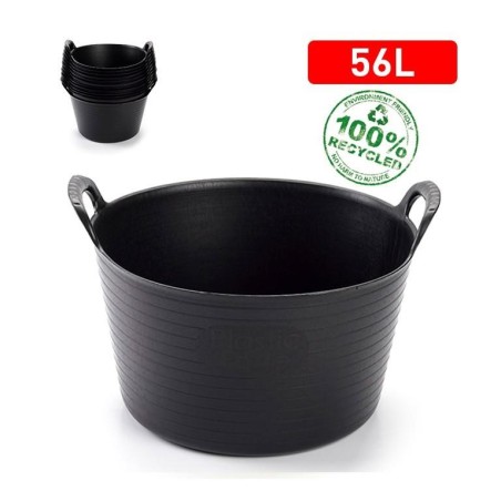 Tuin - Flexitub 56L - zwart