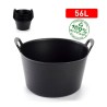 Tuin - Flexitub 56L - zwart