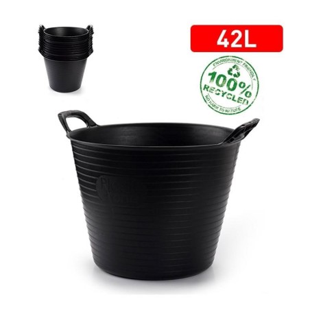 Tuin - Flexitub 42L - zwart