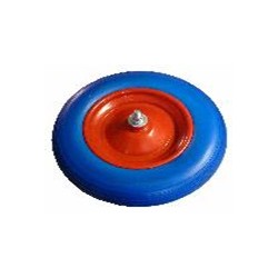 PU Volle band 14" kruiwagen 170mm axe
