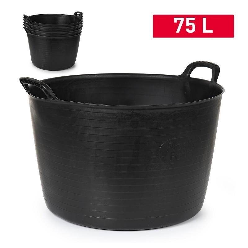 Tuin - Flexitub 75L- zwart Tuin - Flexitub 75L- zwart