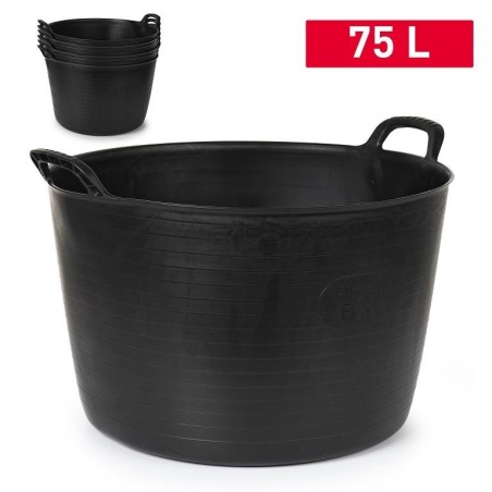 Tuin - Flexitub 75L- zwart
