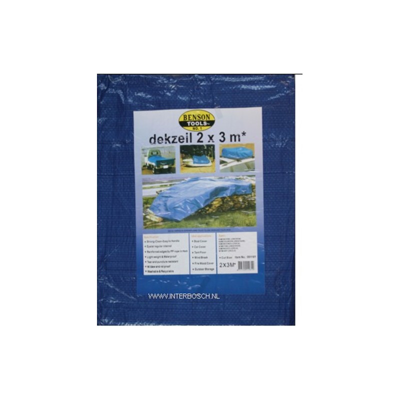 dekzeil 2x3m blauw dekzeil 2x3m blauw