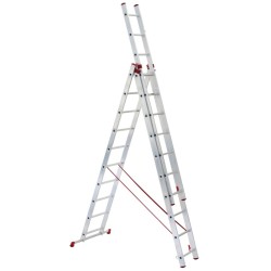 ladder alu  3x9 sporten/treden