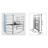 opvouwbare stelling 2.90m