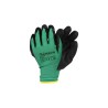 Gants de travail latex fibre vert noir taille 10