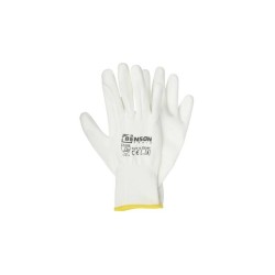 Werkhandschoenen PU palm wit maat 10