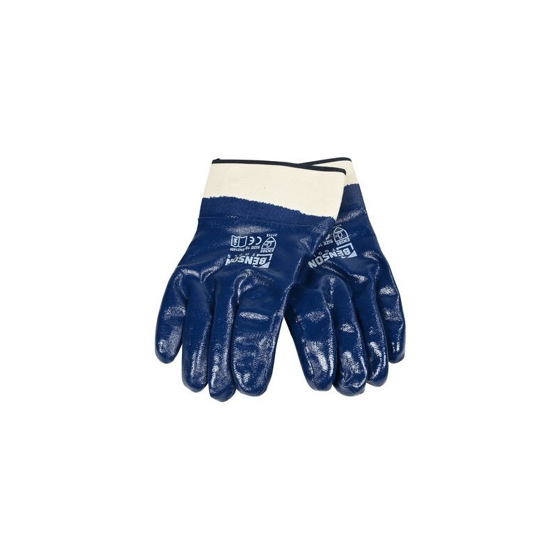 Gants du travail enduit nitrile taille 10