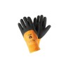 Gants de travail thermo orange noir taille 11